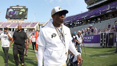 Colorado head coach Deion Sanders