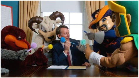 Virginia Governor Glenn Youngkin releases fun March Madness promo. (Credit: Screenshot/Twitter Video https://twitter.com/glennyoungkin/status/1634178696679391232)