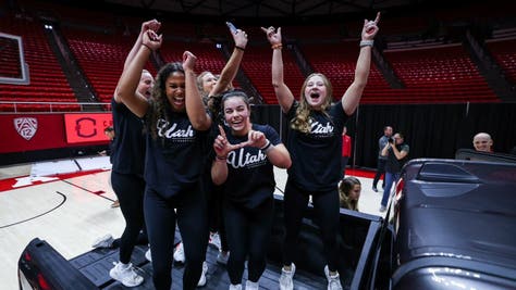 Utah NIL collective gifts basketball teams, gymnastic squad with new vehicles Courtesy of Utah Athletics