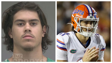 Florida quarterback Jalen Kitna arrested. (Credit: Getty Images and TMZ Sports)