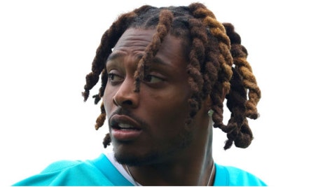 Jalen Ramsey wasn't in a great mood Sunday during the Dolphins/Eagles game. He argued with a fan. Watch a video of it. (Credit: Getty Images)