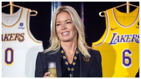 Los Angeles Lakers owner Jeanie Buss exposes Twitter troll. (Credit: Getty Images)