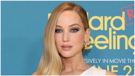 Jennifer Lawrence doesn't care one bit about going naked in "No Hard Feelings." She reacted to going fully nude in the film. (Credit: Getty Images)