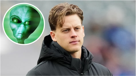 It turns out Joe Burrow is fascinated by UFOs and potential aliens just like many other people. He sent a viral tweet on the topic. (Credit: Getty Images)