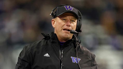 Washington football coach Kalen DeBoer agrees to contract extension with the Huskies. (Photo by Steph Chambers/Getty Images)