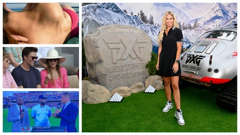 Karin Hart chasing Paige Spiranac and Darrelle Revis gains a few pounds.