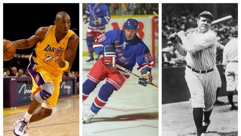Kobe Bryant, Wayne Gretzky, and Babe Ruth