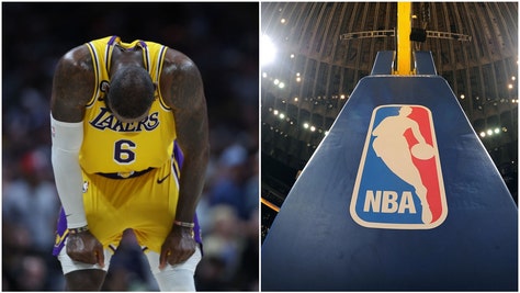 LeBron and NBA Logo Flopping