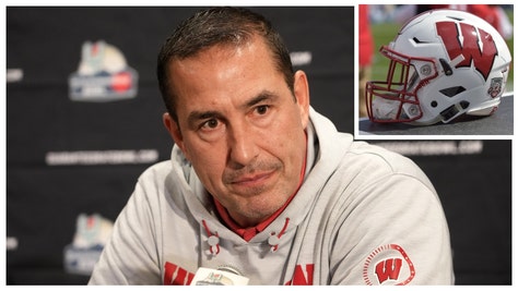 Wisconsin AD Chris McIntosh says there will be a learning curve with Badgers football coach Luke Fickell for fans and everyone. (Credit: Getty Images and USA Today Sports Network compilation)