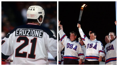 TEAM USA HOCKEY CAPTAIN MIKE ERUZIONE