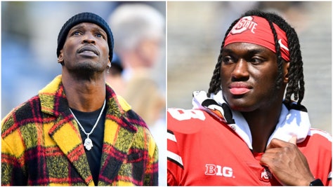 Chad Johnson said he'll never eat McDonald's again if Marvin Harrison Jr. doesn't win the Heisman. Harrison is a star for Ohio State. (Credit: Getty Images)