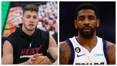 Former Heat center Meyers Leonard deserves to be in the NBA if Kyrie Irving can be. (Credit: Getty Images)