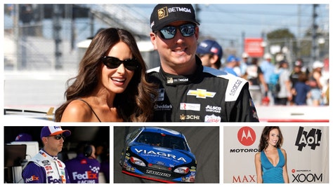 NASCAR wife shows off skin on vacation, Denny Hamlin is the Dallas Cowboys of the garage.