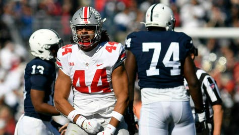 Ohio State beating Penn State 44-31 Saturday puts up huge TV ratings. (Photo by Randy Litzinger/Icon Sportswire via Getty Images)
