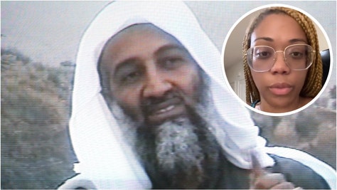 TikTok takes down pro-Osama Bin Laden videos. (Credit: Screenshot/X video https://twitter.com/yashar/status/1724942399431217457 and Getty Images)