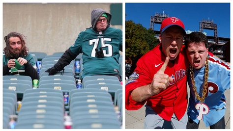 Philadelphia fans eagles phillies