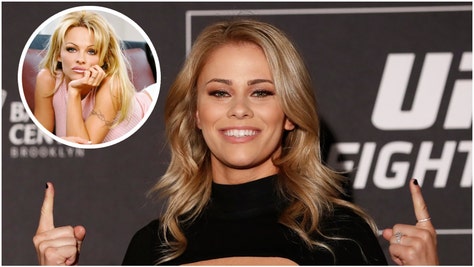 Paige VanZant channels inner Pamela Anderson with new Instagram video. (Credit: Getty Images)
