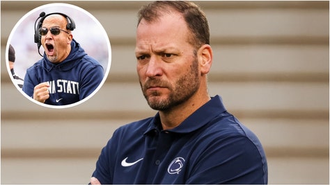 Penn State reportedly fired offensive coordinator Mike Yurcich following the brutal loss to Michigan. Who will James Franklin hire? (Credit: Getty Images)