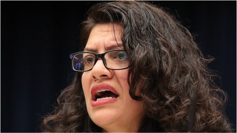 Congresswoman Rashida Tlaib reportedly is a member of the Facebook group Palestinian American Congress, where Hamas is openly praised. (Credit: Getty Images)