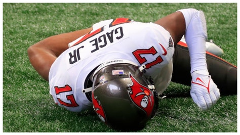 Tampa Bay Bucs WR Russell Gage health update announced. (Credit: Getty Images)