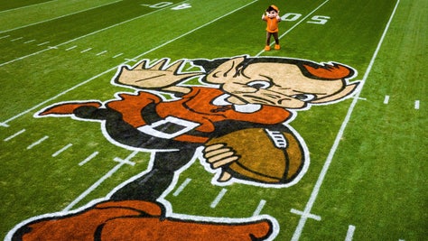 Brownie the Elf logo Cleveland Browns