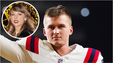 You won't find New England Patriots QB Bailey Zappe rocking out at a Taylor Swift concert. He doesn't listen to her music. (Credit: Getty Images)