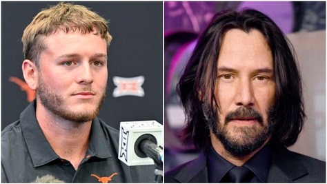 Quinn Ewers had a very bold comparison when talking about how he sees Texas football. He compared the program to John Wick. (Credit: Getty Images and USA Today Sports Network compilation)