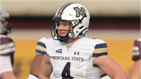 Montana State QB Tommy Mellott is dating Montana cheerleader/dancer Andi Newbrough. See her best Instagram posts. (Credit: Getty Images)