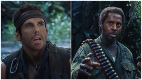 Actor Ben Stiller defends the hit movie "Tropic Thunder." (Credit: Screenshot/YouTube Video https://www.youtube.com/watch?v=xPxs0Qh72kY)