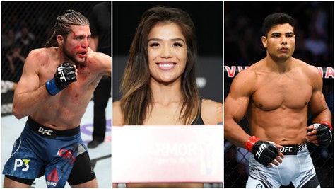 Tracy Cortez responded to a tweet from Brian Ortega about their relationship failing. Paulo Costa clarified he's just friends with Cortez. (Credit: Getty Images)