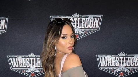 Valerie Loureda Turns Heads In See-Through Outfit Ahead Of WrestleMania