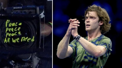Video: Andrey Rublev Writes Anti-War Message On Camera Lens After Win
