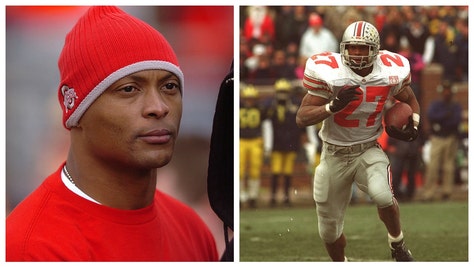 Eddie George gives passionate speech before Ohio State-Michigan game.