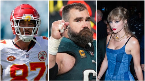 Travis Kelce, Jason Kelce, and Taylor Swift