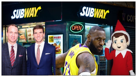 Elf On The Shelf Is Ruining My Marriage, LeBron Can’t Fool Me, Subway Goes Big & The Manning’s Deliver