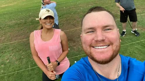 Adam Zimmer with sister before his passing