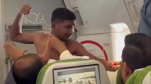 Air Bangladesh flight fight