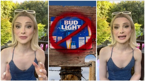 Dylan Mulvaney released an Instagram video reacting to the Bud Light disaster and all the backlash. Watch the full video. (Credit: Getty Images and Instagram video screenshot)