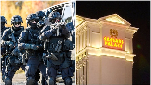 A SWAT standoff is underway at Caesars Palace in Las Vegas. There reportedly is a gunman holed up in an elevated room. What is happening? (Credit: Getty Images)