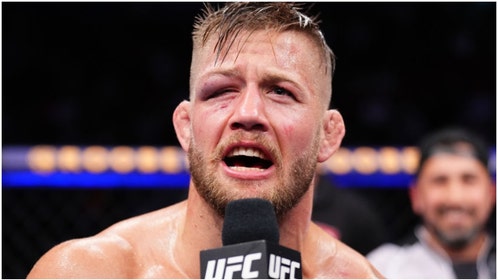 UFC fighter Charles Radtke really cut it loose after his UFC 293 win Saturday. He went on a vulgar rant and later apologized. (Credit: Getty Images)
