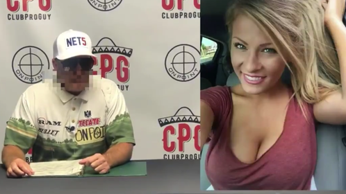 Club Pro Guy beverage cart girl