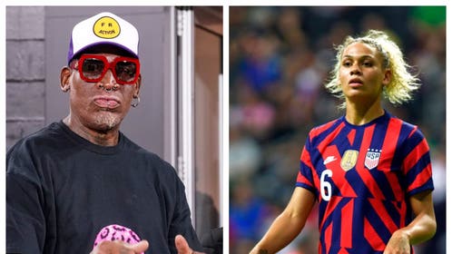 Dennis and Trinity Rodman