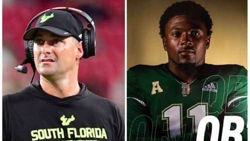 The USF Bulls name Gerry Bohanon starting quarterback. (Credit: Getty Images and @usffootball Twitter)