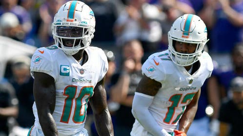 I don't see the Packers defense having any answer for Tyreek Hill and Jaylen Waddle so we'll swallow the points in NFL betting pick #4.