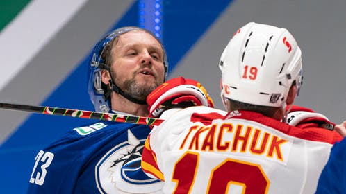 Calgary Flames v Vancouver Canucks