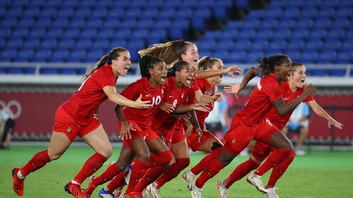 Canada v Sweden: Gold Medal Match Women's Football - Olympics: Day 14