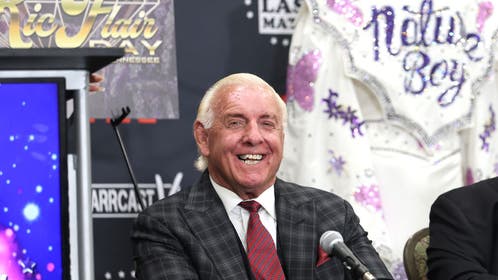 Former professional wrestler Ric Flair