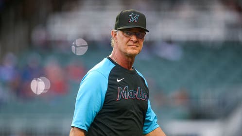 Miami Marlins manager Don Mattingly