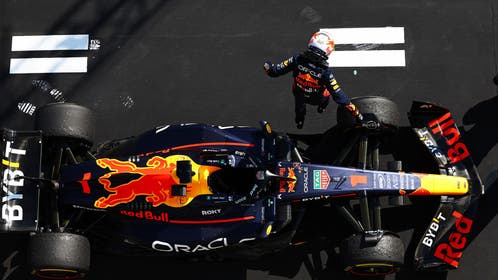 Red Bull Racing's Max Verstappen after Hungarian Grand Prix.