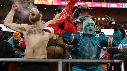 Fans Who Attended Dolphins - Chiefs Treated For Hypothermia